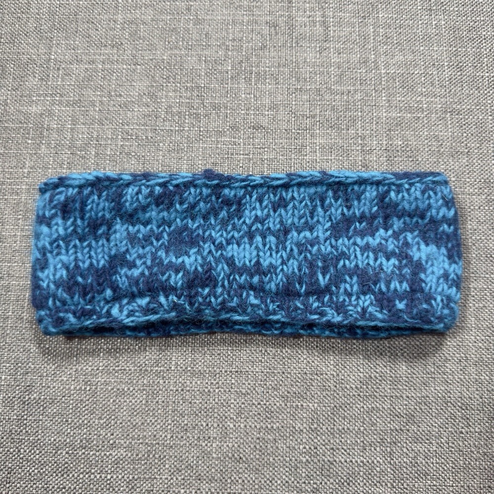 Katmandu Trading Co Women's Headband Wool Fleece Blue Knit ONE SIZE